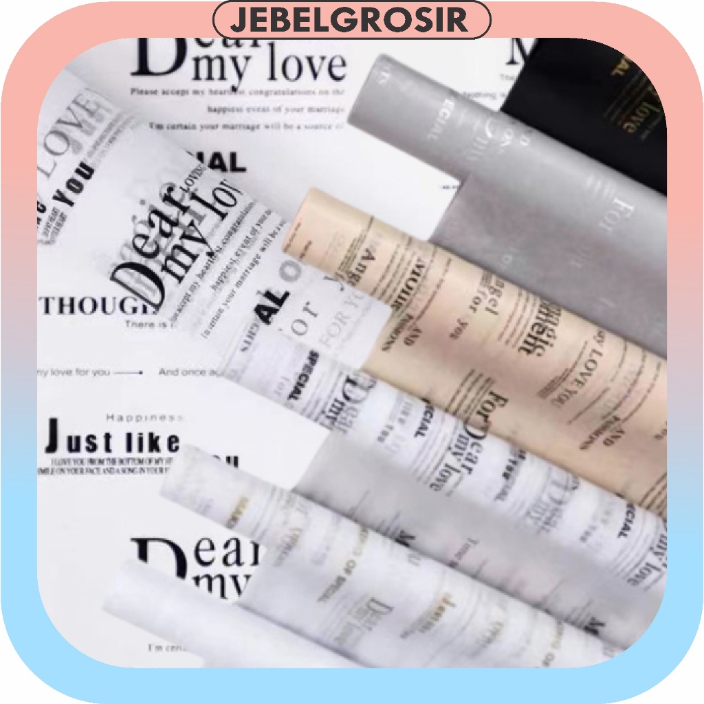 

Kertas Buket Bunga Vintage Pembungkus Bunga Flower Paper Wrapping Bouquet KB6248