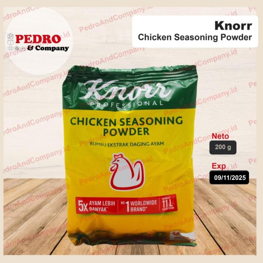 

Knorr chicken seasoning powder 200 gram - bumbu ekstrak daging ayam