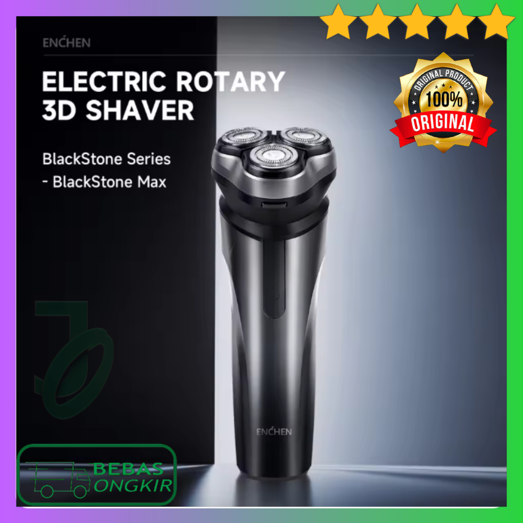 Enchen BS3 BlackStone Alat Cukur Elektrik 3D