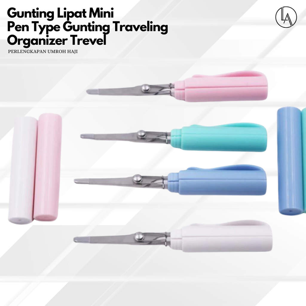 

Lucano - Gunting Lipat Mini Pen Type Gunting Portable Travelling