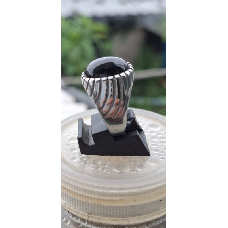 Batu Akik Yaman Wulung/Kecubung Api