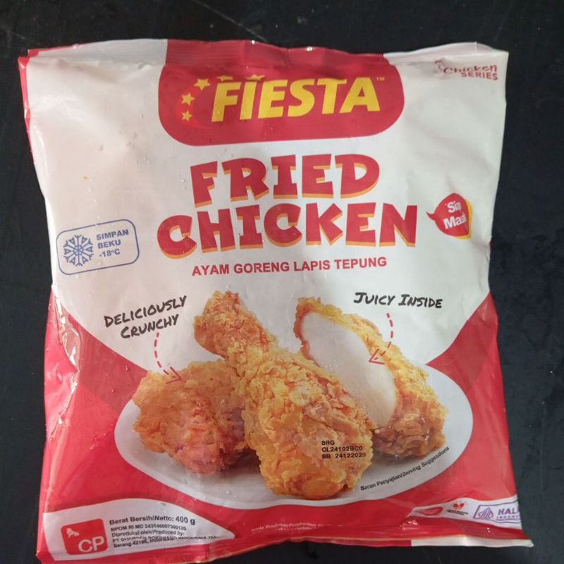 

Fiesta Fried Chicken 400 Gram Ayam Goreng Lapis Tepung