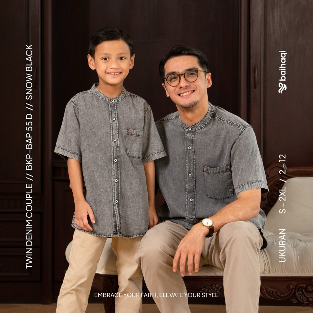 BAIHAQI KEMKO TWIN DENIM COUPLE BKP - BAP 55D