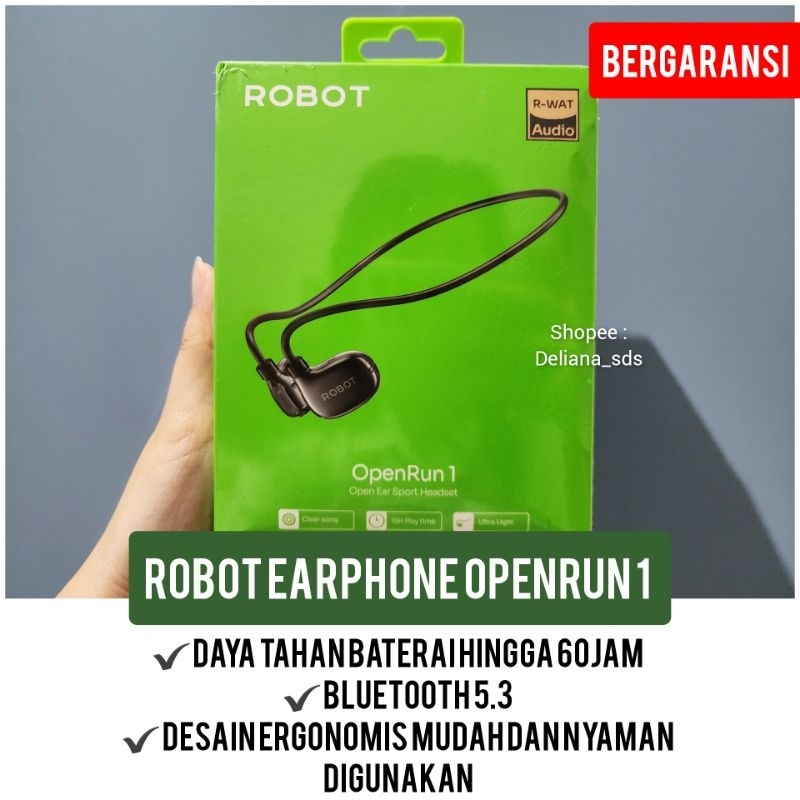 Tws Robot Openrun 1 Garansi Resmi 1 Tahun Tws Bluetooth Robot Openrun1 Tws Robot Open Run 1 Tws Blue