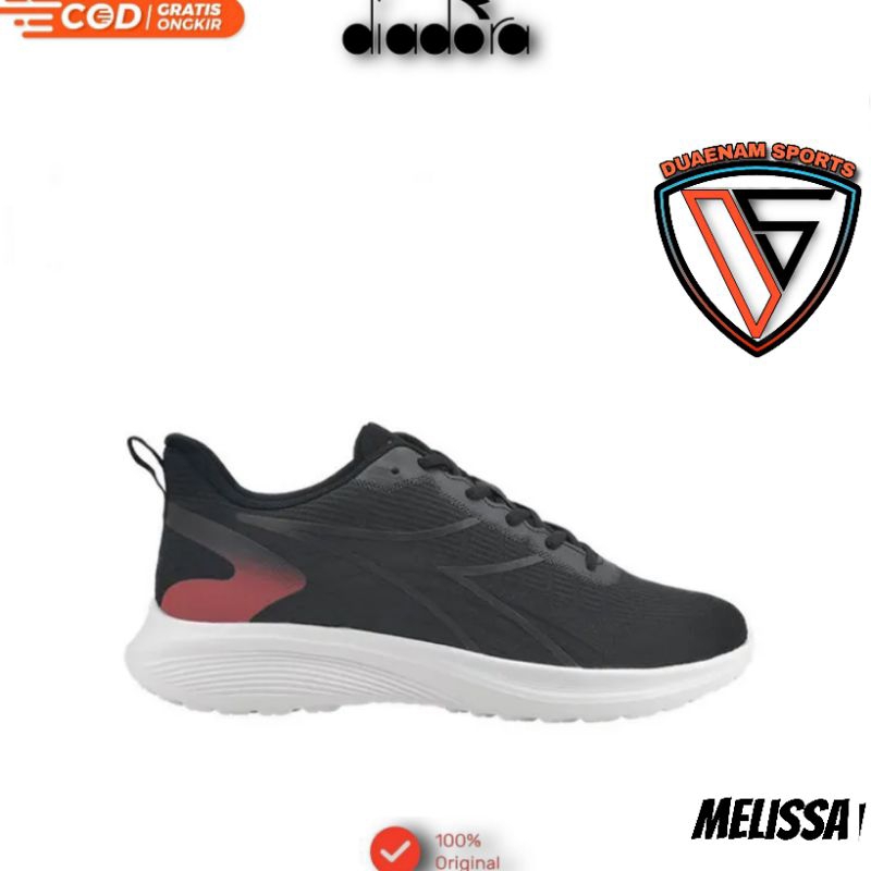 SALE DIADORA MELISSA MEN'S RUNNING SHOES-BLACK