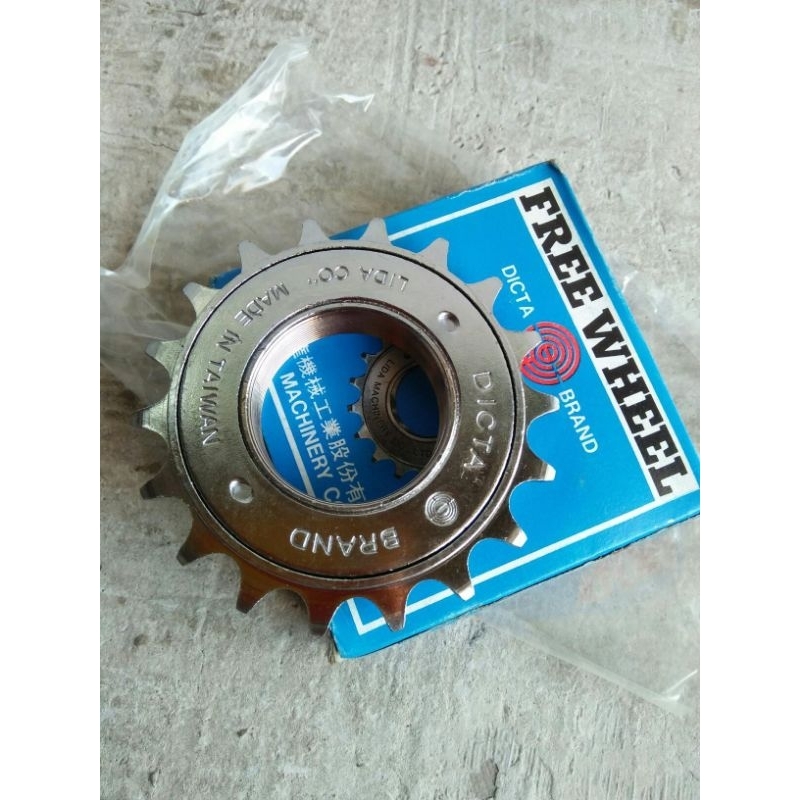 Freewheel gear gir belakang Dicta 18T vintage NOS original sepeda oldschool bmx osbmx minion lowride