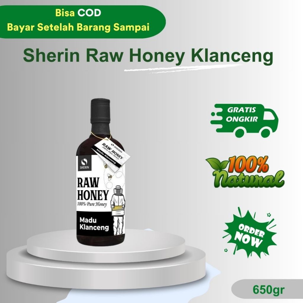 

Madu Klanceng Raw Honey ORIGINAL 100% Isi 650 Gram