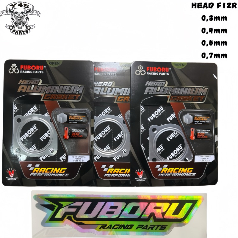 PACKING PERPAK HEAD KOP 0,3 0,4 0,5 0,7 ALUMUNIUM FORCE1 FIZR F1ZR FIZ F1Z F1 FUBORU RACING