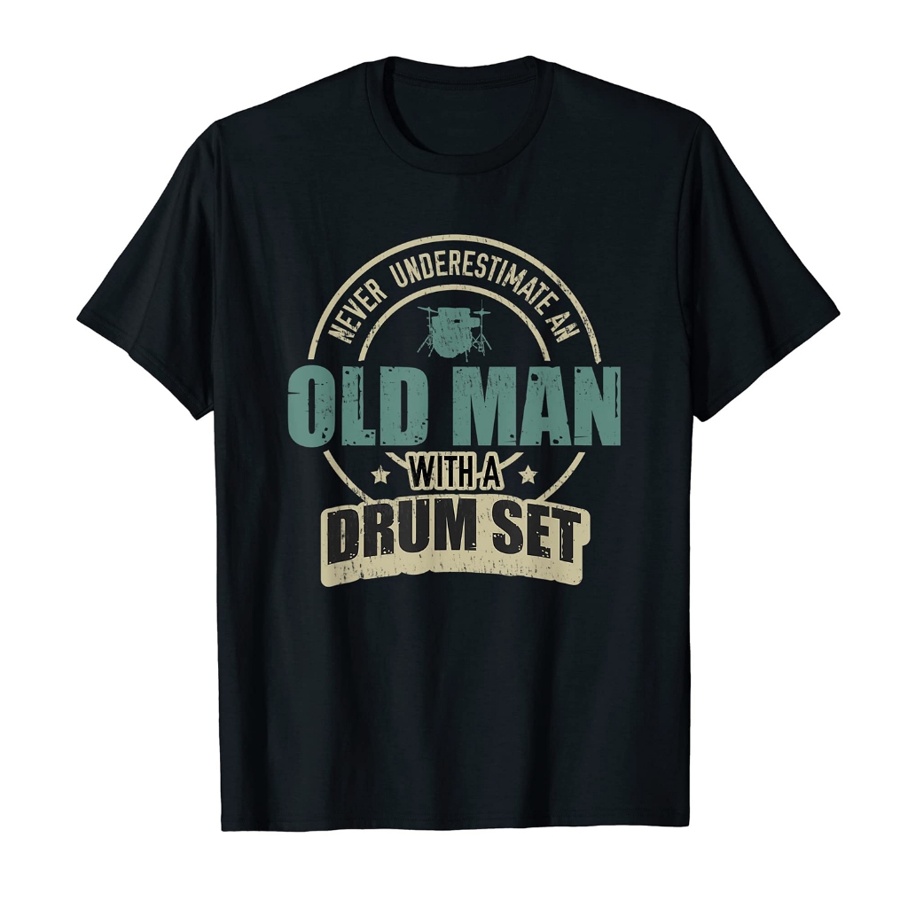 Jangan Pernah Meremehkan Seorang Pria Tua dengan Set Drum Kaos