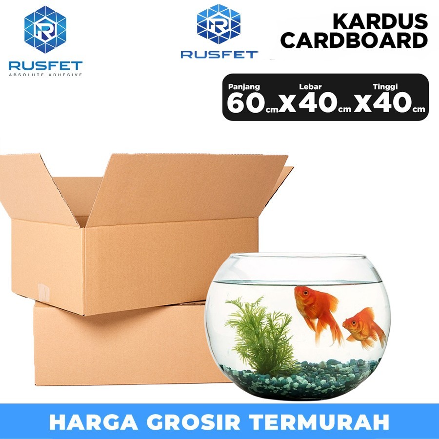 

KARDUS PACKING KARTON BOX 60x40x40cm Dus Kotak Packaging Polos tebal KARDUS BESAR