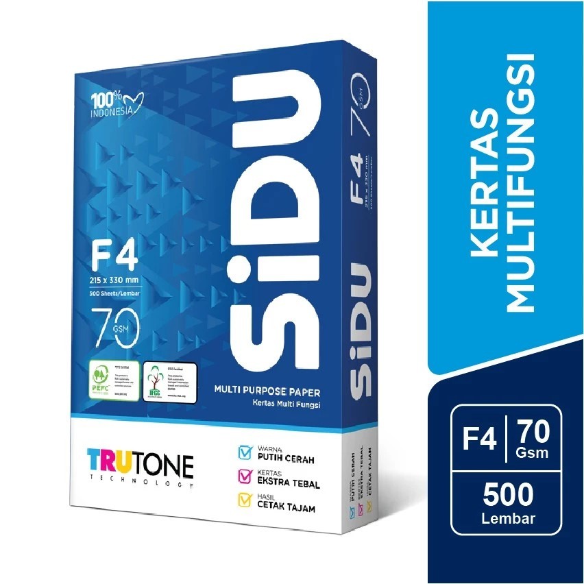 

HVS SIDU F4 70GSM 1RIM ORIGINAL