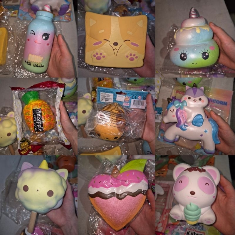 PRELOVED Squishy original licensed asli second rare kiibru leilei shopkins quinny hoson poli unicorn