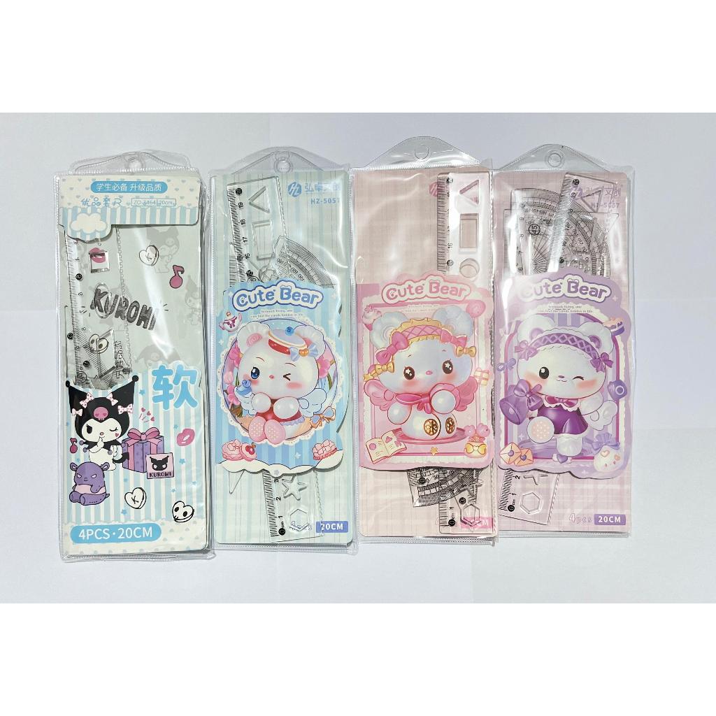 

PENGGARIS PLASTIK 1 SET 4 MODEL / RULER 1 SET