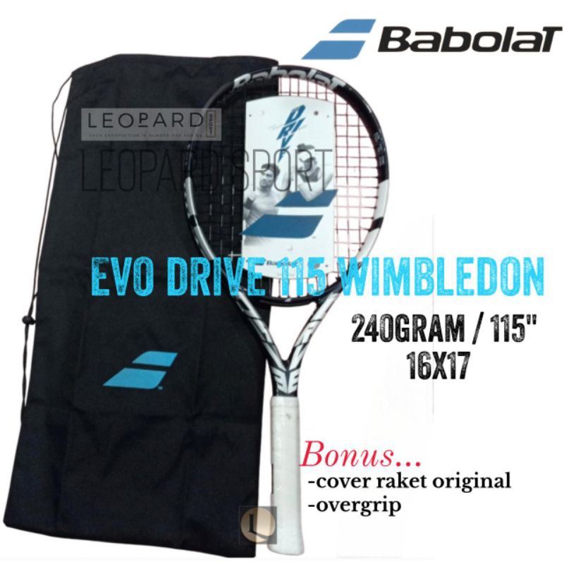 Raket Tenis Babolat EVO DRIVE 115 WIMBLEDON 240g / Tennis Racket Babolat