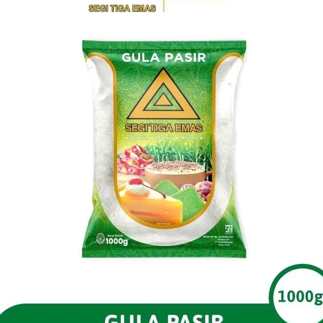 

Segi Tiga Emas Gula Pasir 1 kg