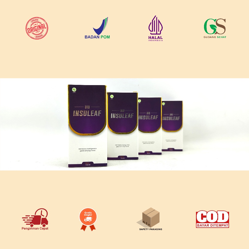 

Manado Bio Insuleaf Isi 150 ML Herbal Alami Atasi Diabetes / Gula Darah