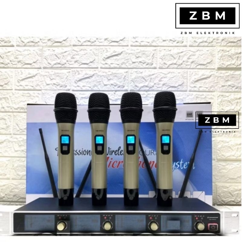 Mic Wireless SENNHEISER EM450 G3 EM 450G3 4 Microphone Handheld