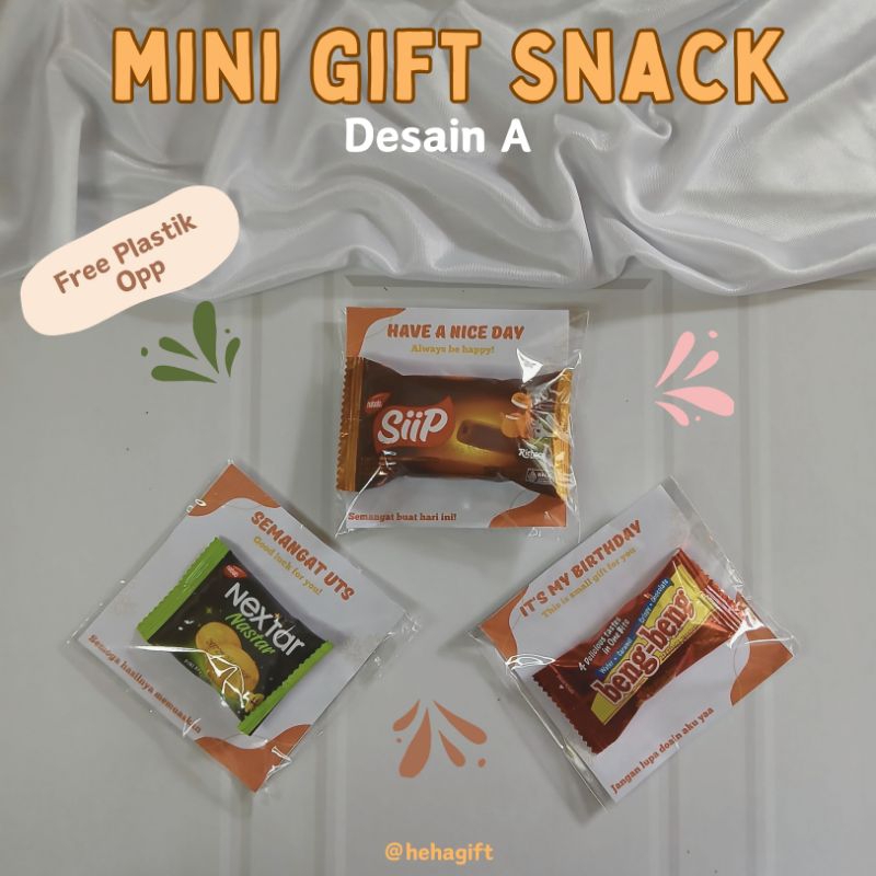 

Mini Gift Snack | Desain A | Mini Gift Snack Beng-Beng | Mini Gift Snack Nextar | Mini Gift Snack Siip