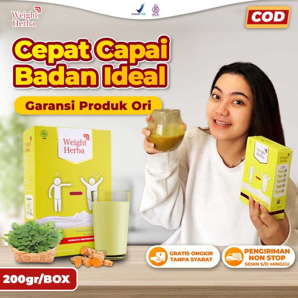

PROMO !!! Weight - Penggemuk Berat Badan Berisi 100% Susu Herbal Alami | 200gr
