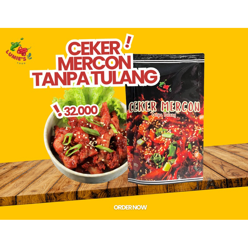

Ceker Mercon Tanpa Tulang Lumies 150 Gram