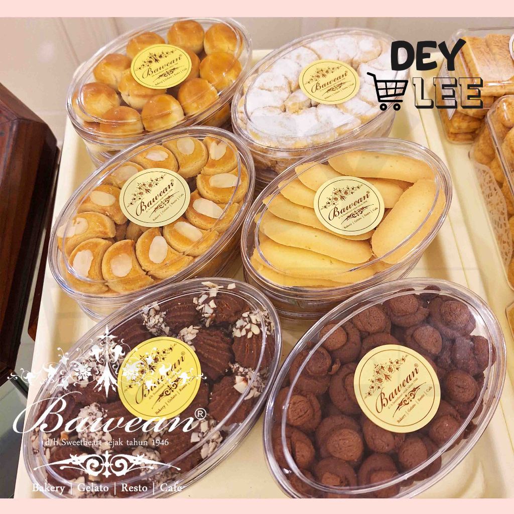 

BAWEAN SWEETHEART Kue Kering Pastry ALL VARIANT per 1 toples Khas Bandung