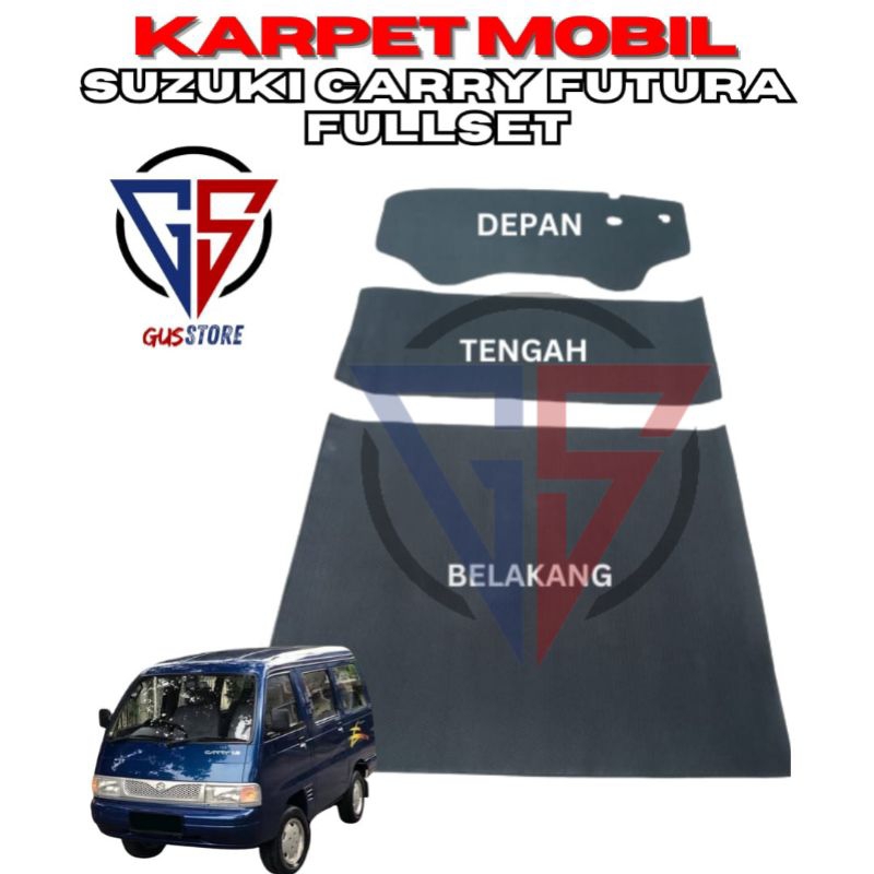 karpet mobil carry futura 1.5 alas kaki matras fullset carry futura