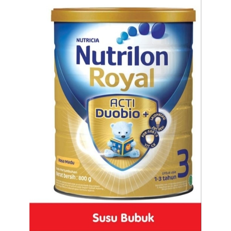 

Nuttilion Royal 3 Susu Bubuk Pertumbuhan Anak Madu 800 g