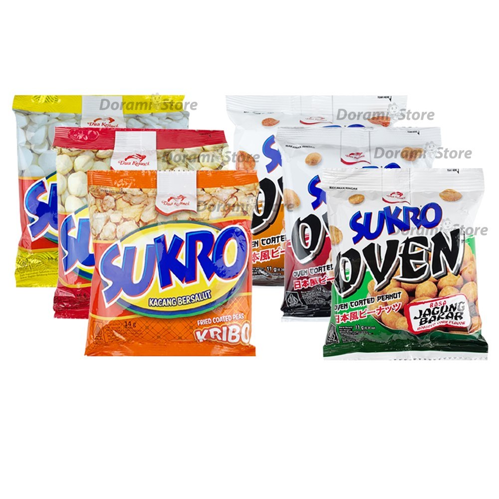 

Sukro Renceng Dua Kelinci Isi 10 sachet / Sukro Renceng Oven Isi 10 sachet / Sukro Kacang Bersalut / Kacang Oven