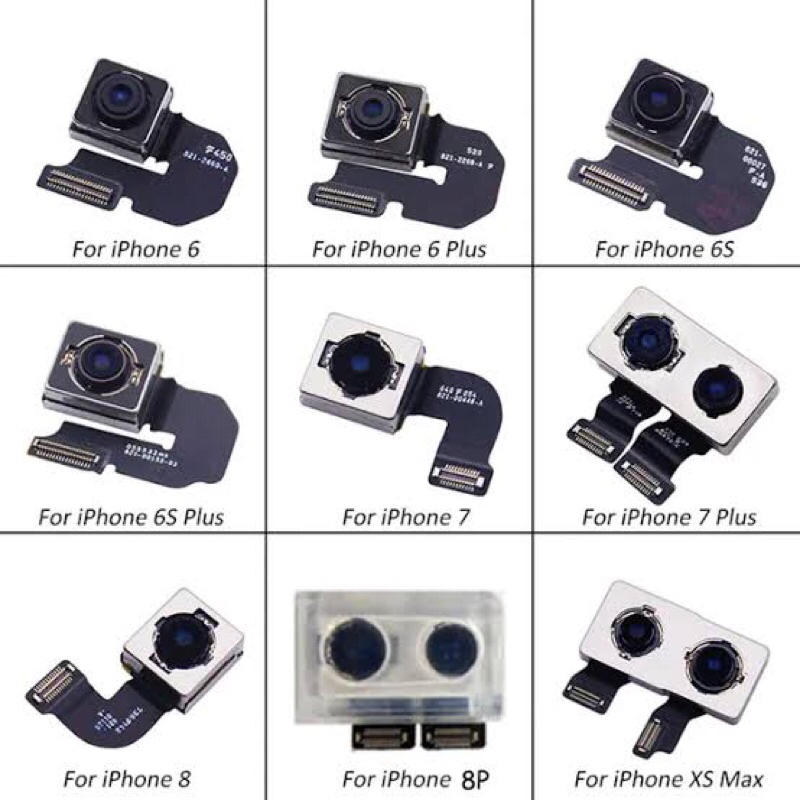 kamera belakang, big camera ori copotan iPhone 6, 6s, 6 Plus, 6s Plus, 7, 7 Plus, 8, 8 Plus, X, XS, 