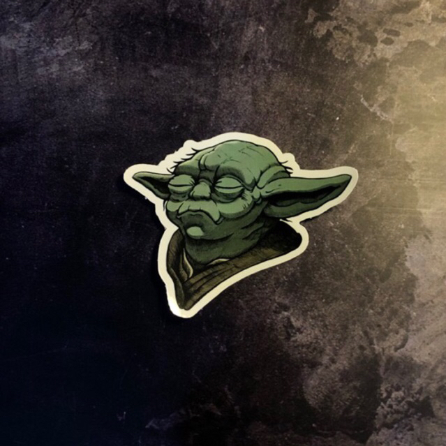 

Stiker Yoda