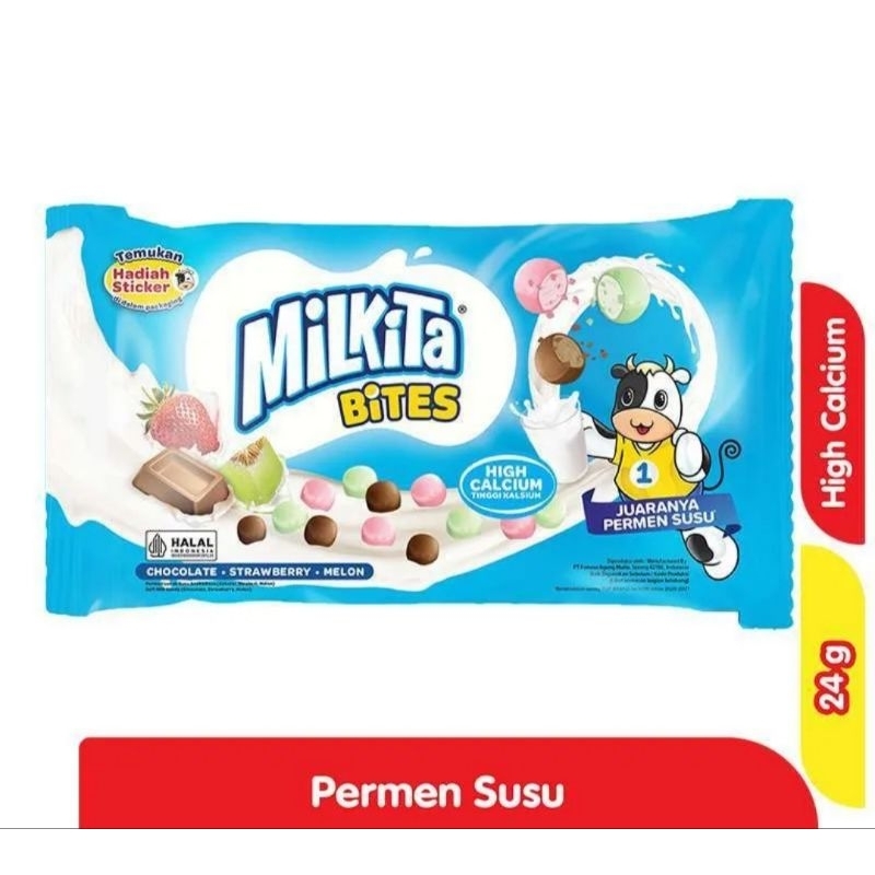 

Milkita Bites Permen Susu High Calcium Milky Candy Milkita Permen Milkita rasa susu Milkita Bites rasa susu Permen Milkita Bites 24gr Milkita Bites crunchy di luar, lembut di dalam