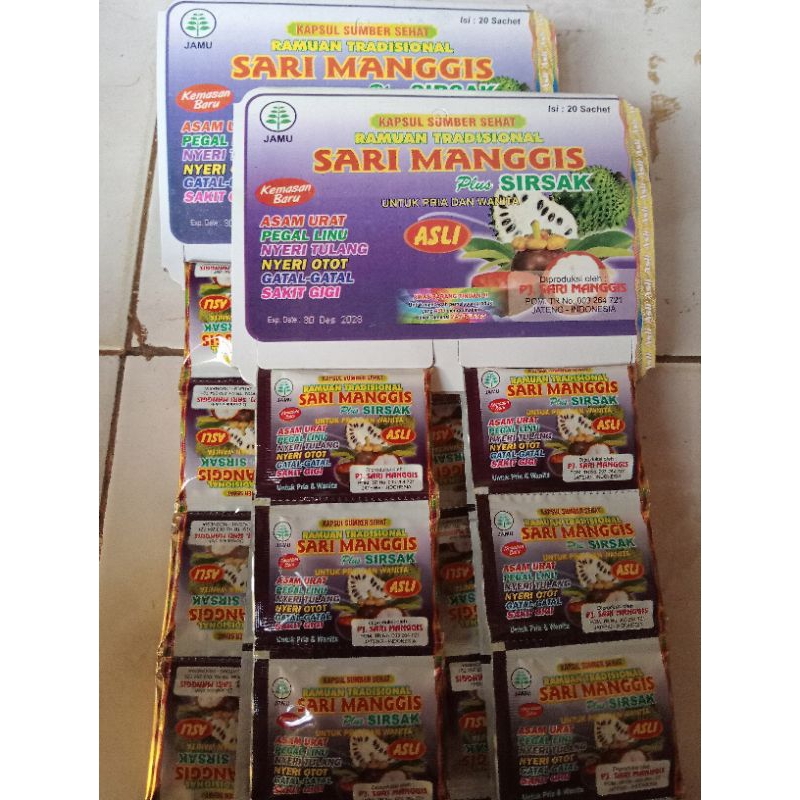 Sari Manggis Hanger Kapsul Herbal 100%