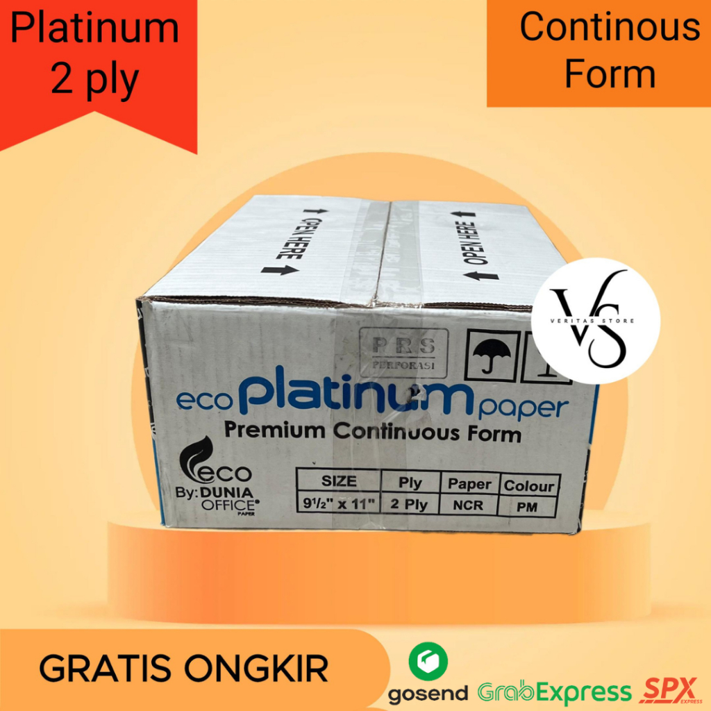

Promo Eco Continuous Form 2 Ply dan 2 Ply bagi 2 ukuran 9 x 11 merk PLATINUM Kualitas Terbaik /