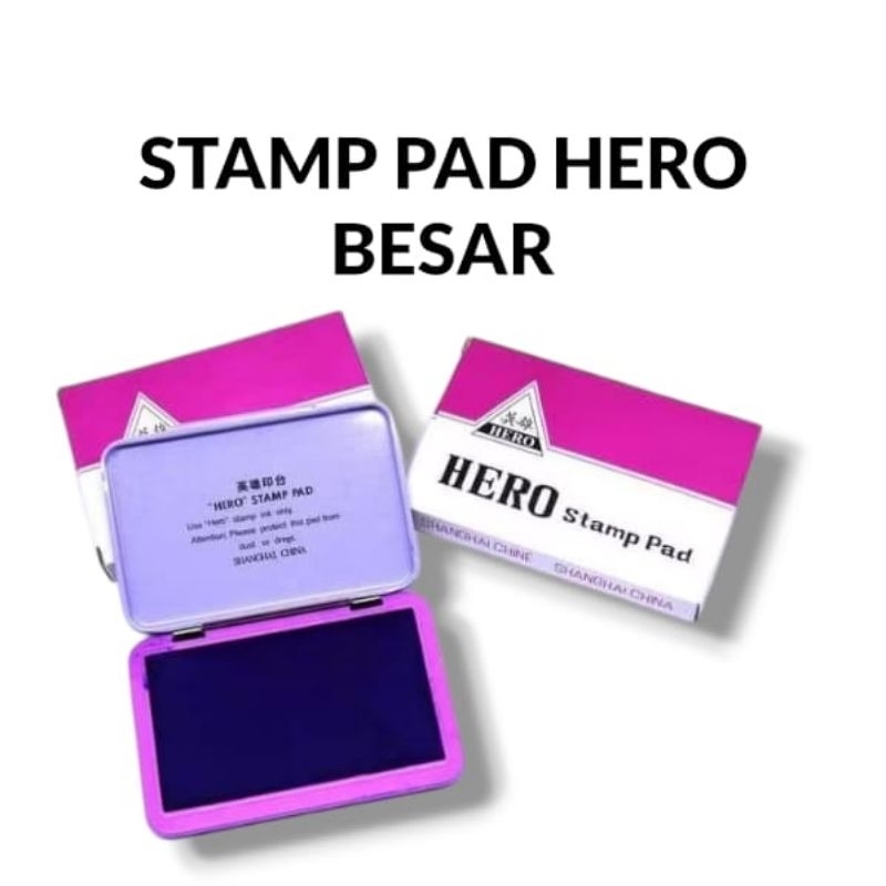 

STAMP PAD HERO BESAR / BAK STEMPEL BESAR (Pcs)
