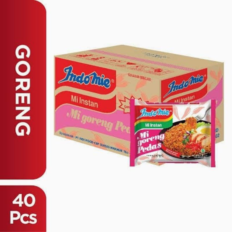 

(GROSIR) INDOMIE GORENG PEDAS 1 DUS