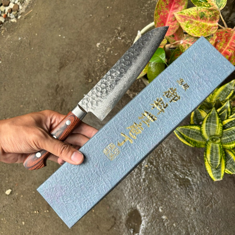 Japan Damascus Knife Oul Sakai Vg10