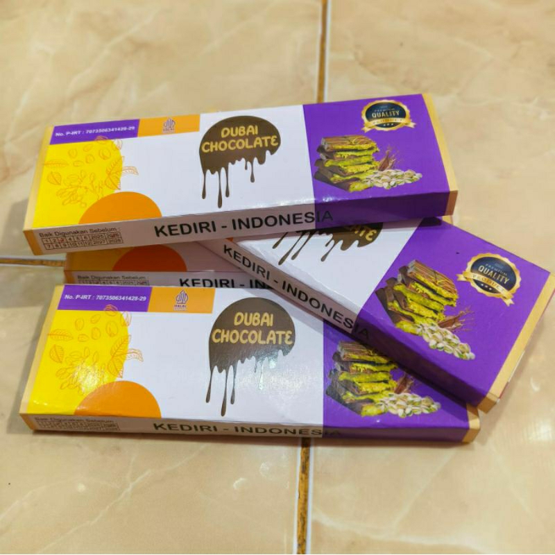 

Dubai Cocholate Premium/Kemasan Ekonomis ±100gr/Chocolate Valentine