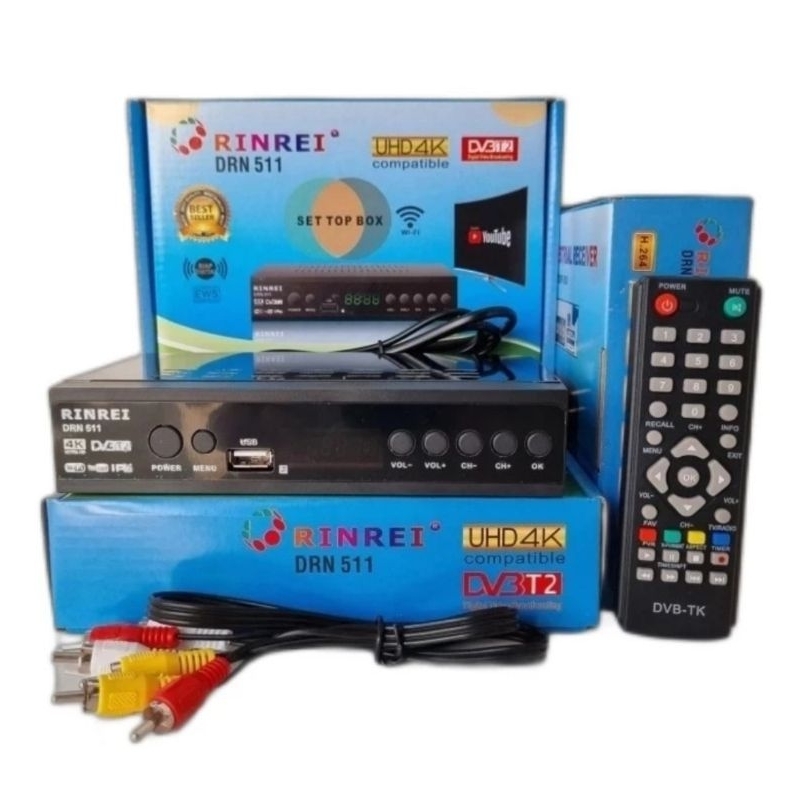 Set Top Box RINREI DRN511 / STB RINREI DRN511 DVBT2 TV Digital