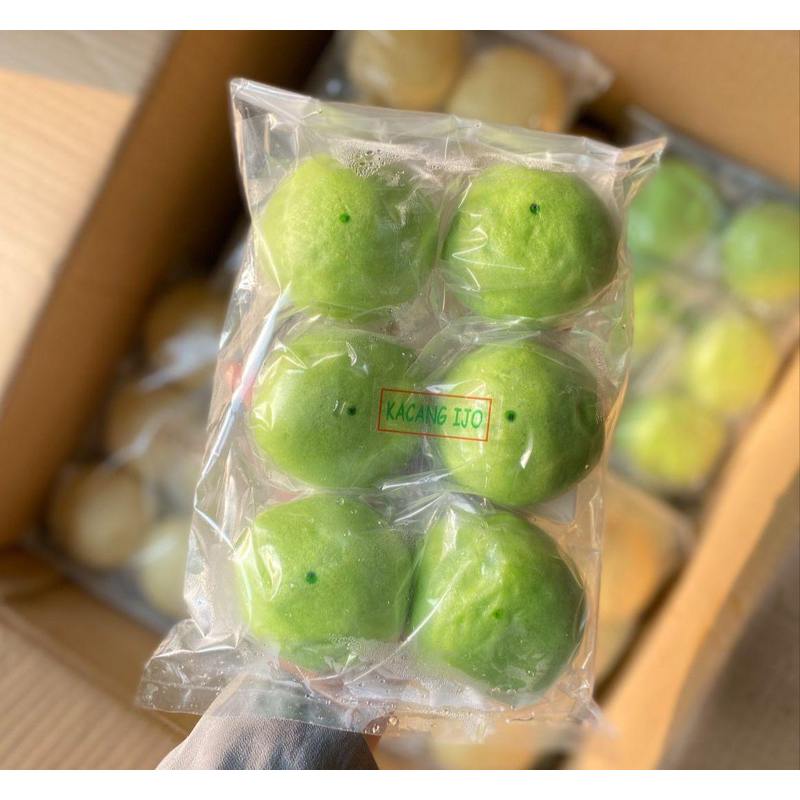 

BAKPAU KACANG IJO DAN KELAPA 2pax 75k BY CLARA FROZENFOOD