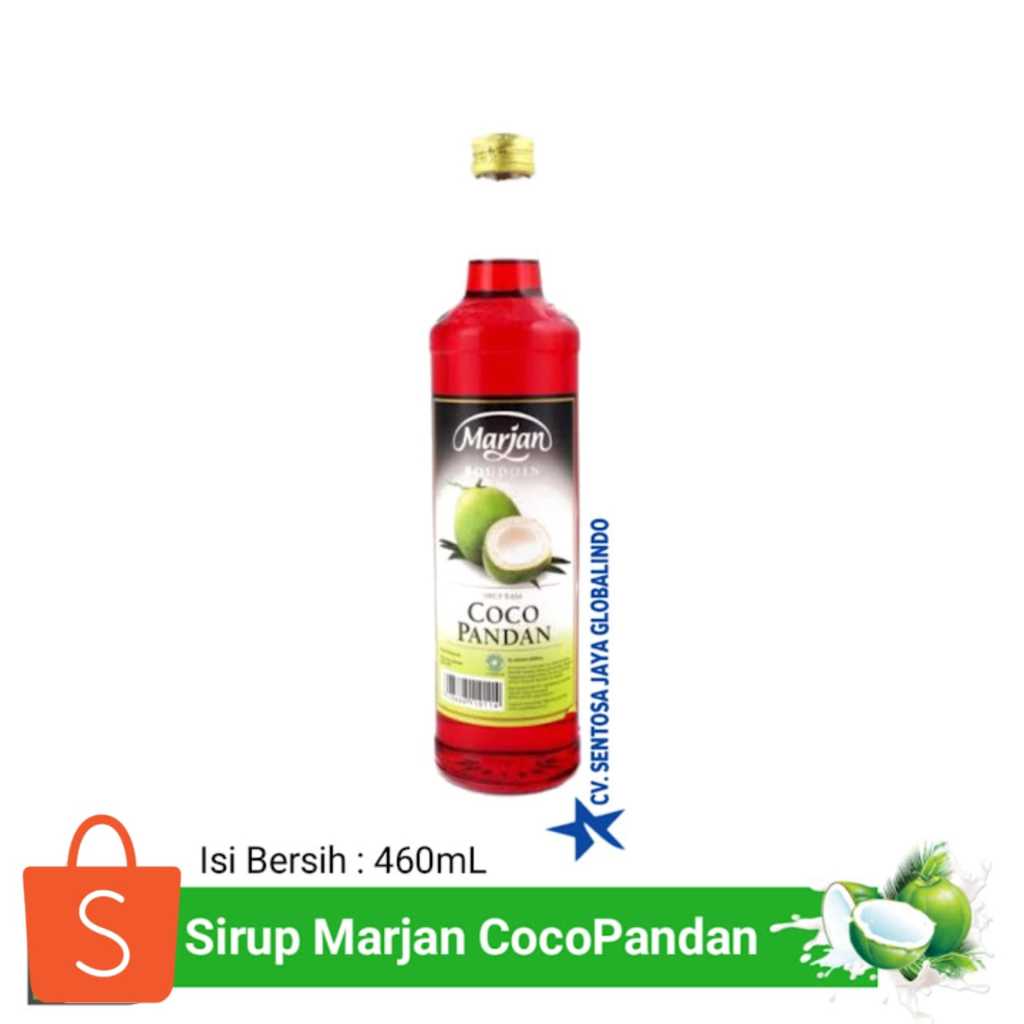 

[ Beli 1 Gratis 1 pcs Bicuit Pretz] Sirup Marjan Rasa Coco Pandan & Melon 460ml