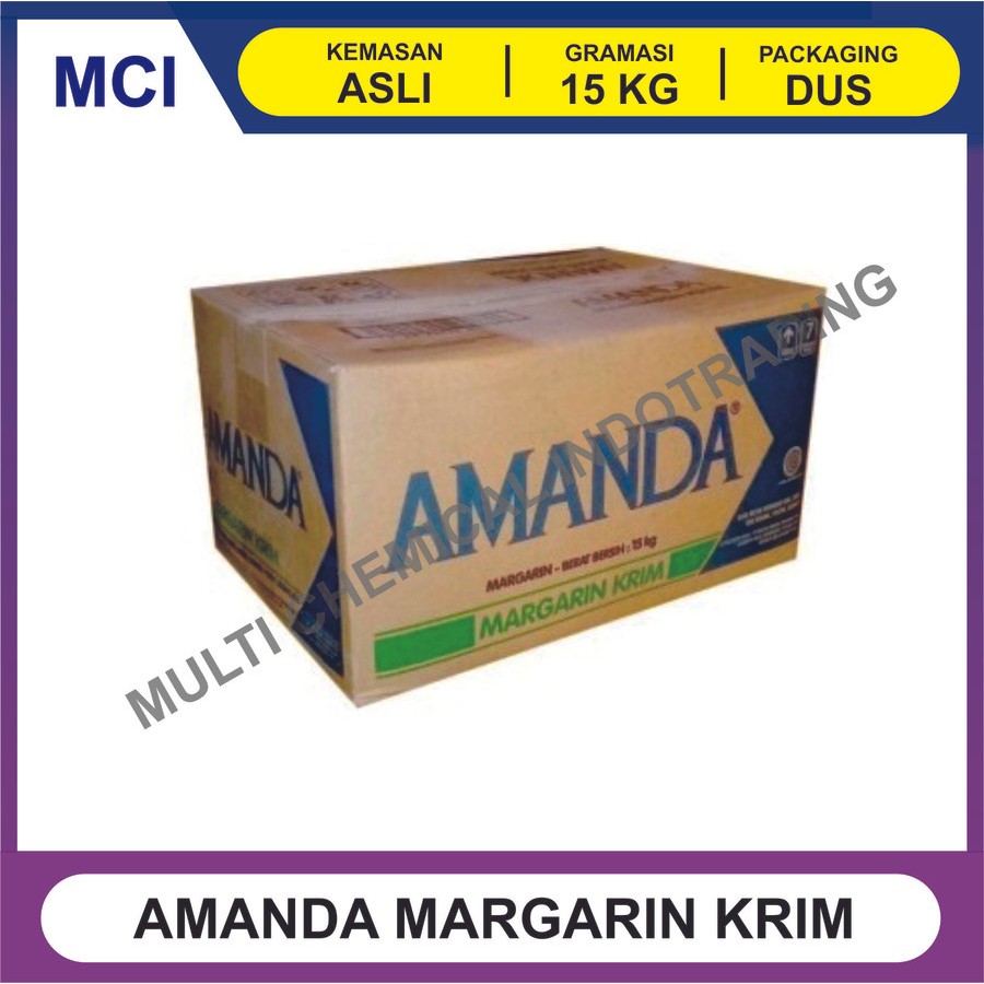 

AMANDA MARGARINE / MARGARIN KRIM - 15 KG