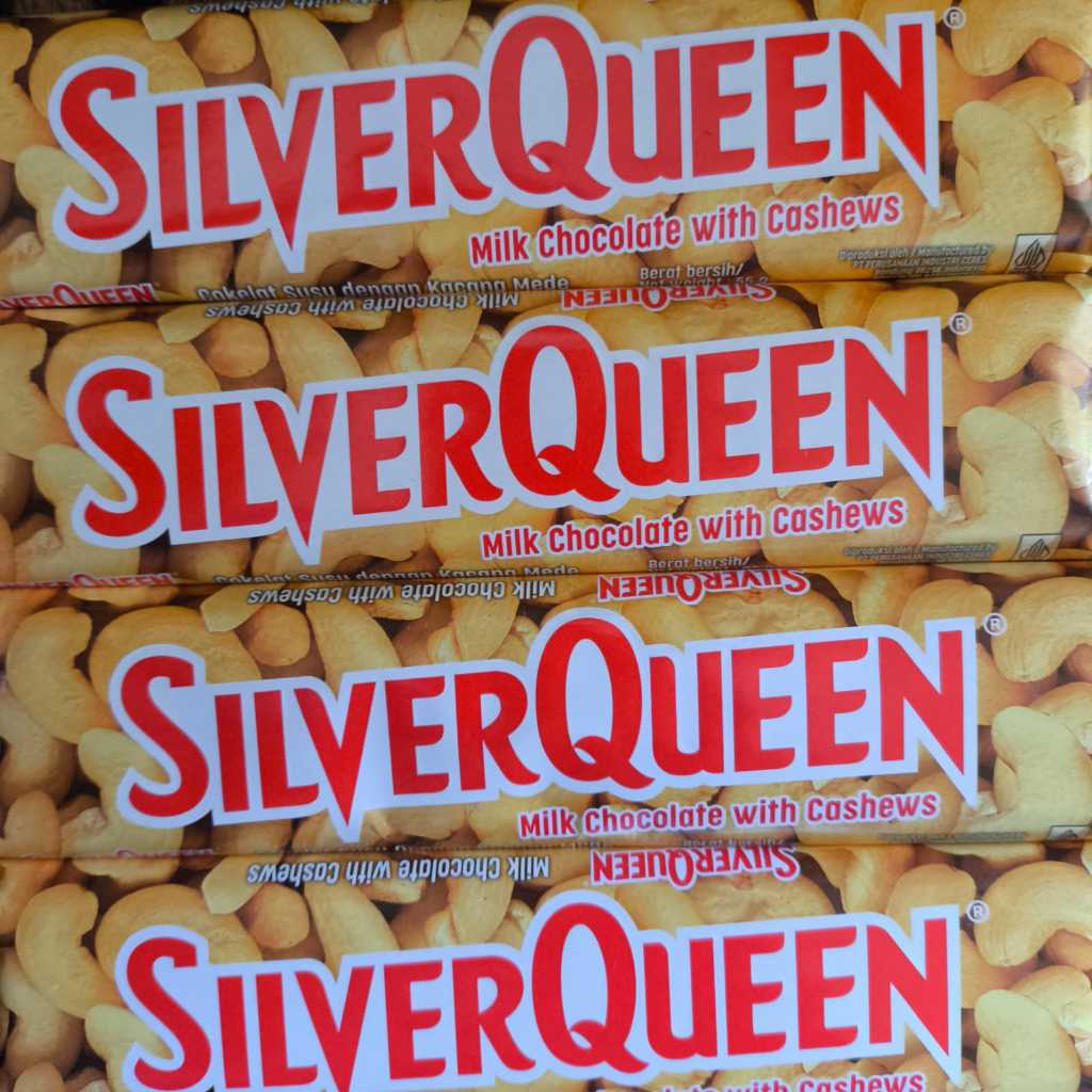 

Coklat Silverqueen Kemasan 55gr Cashew dan Almond