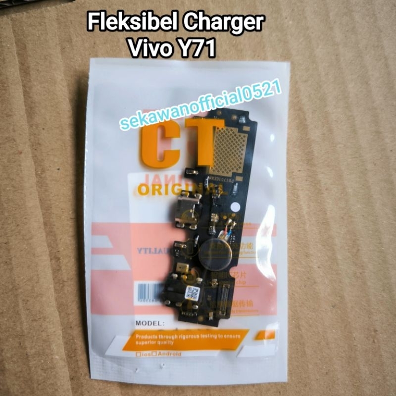 Fleksibel Charger Vivo Y71 Original Full Ic Vibra