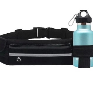 Siap Kirim Tas Pinggang Lari ADA TEMPAT BOTOL AIR Tas Jogging Tas Lari Belt Lari Running Belt Tas Ol
