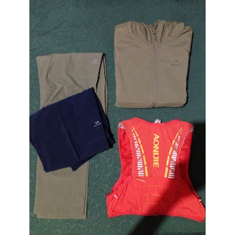 Aonijie hydration Backpack C933 - 5 L Trail Marathon Running Warna Orange Second