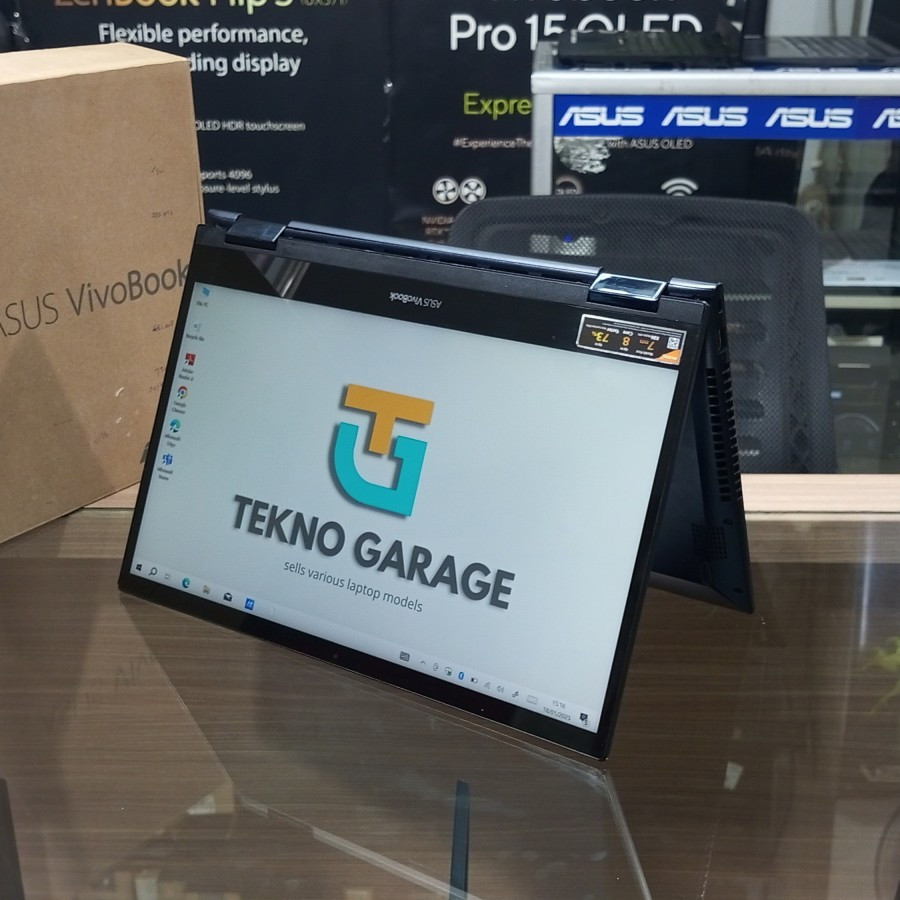 ASUS VIVOBOOK 14 FLIP TM420IA RYZEN 7 4700U RAM 8GB SSD 512GB 14in FHD IPS TOUCHSCREEN