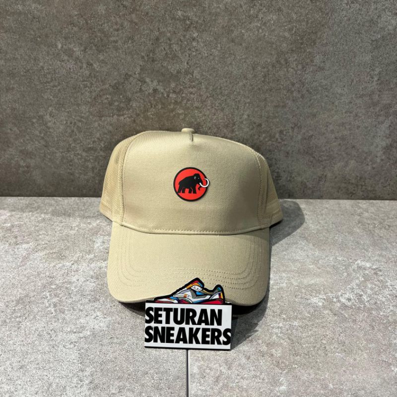 Topi Mammut Tracker Front Logo Beige