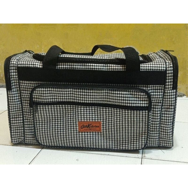 Tas Baju Besar Travelbag Motif Pakaian Jinjing Selempang
