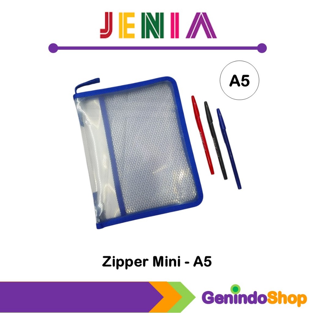 

Map Plastik Resleting / Zipper File Mini A5