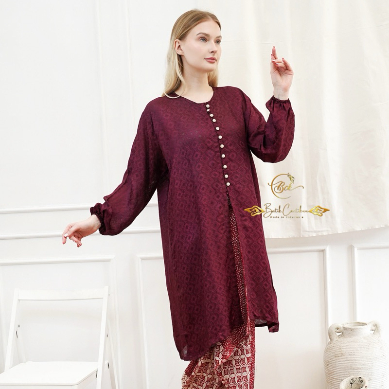 BCK- Tunik Viscose Luna_ Batik.Cantikuu | Tunik Viscose | Tunik Modern